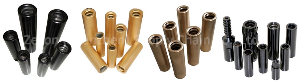 Customized Rock Drill Tools Coupling Sleeves Threaded Connecting Tube Mf Drilling Couplings for Extension Rod of DTH Hammer Bit